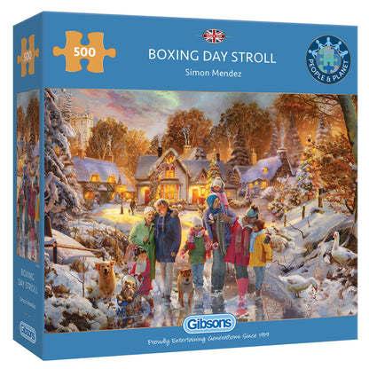 Gibsons - Boxing Day Stroll - 500 Piece Jigsaw Puzzle