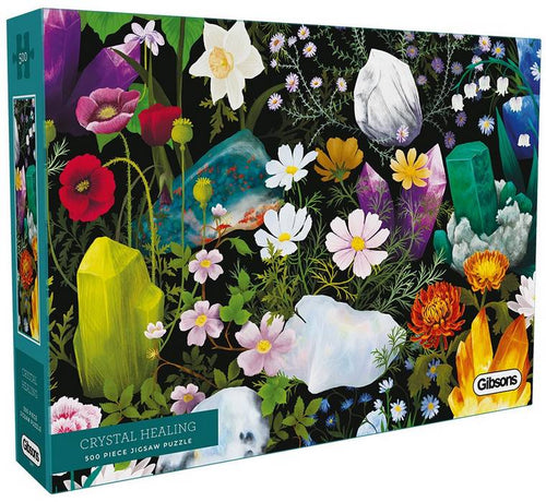 Crystal Healing – 500 Piece Jigsaw Puzzle (Gibsons) - Completed Puzzle