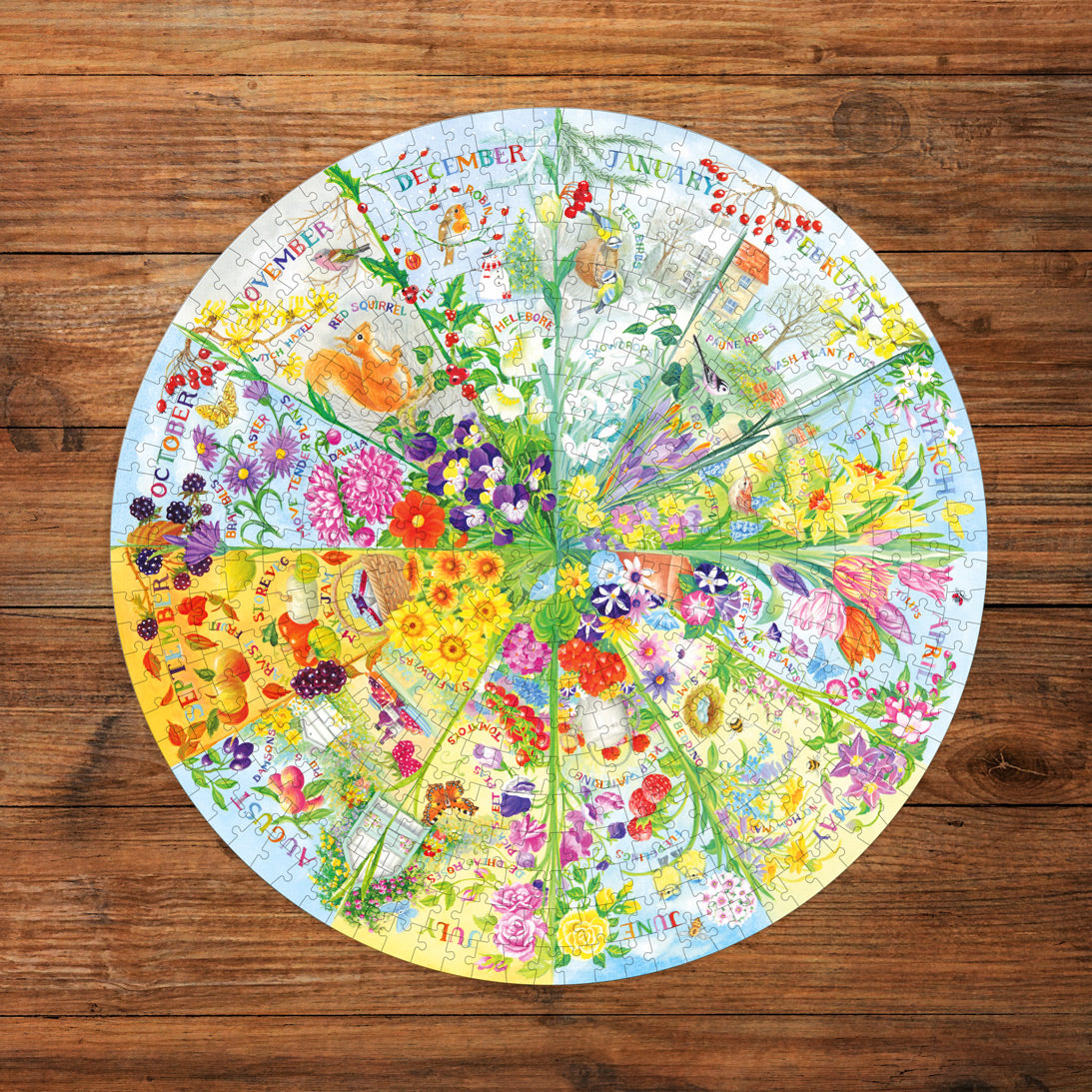 Made up: A Year in the Garden – 500 Piece Jigsaw Puzzle (Gibsons)