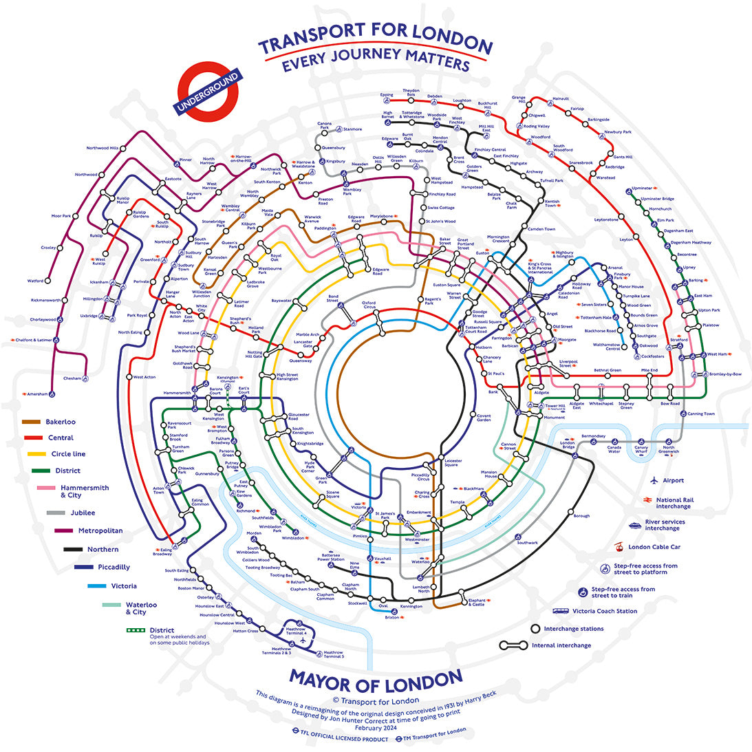 Contents: TfL Circular Underground Map – 500 Piece Jigsaw Puzzle (Gibsons)