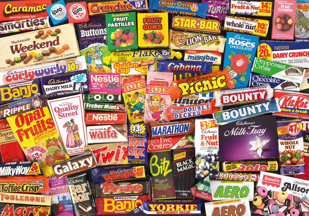 Sweet Memories of the 1980s – 500 Piece Jigsaw Puzzle (Gibsons)