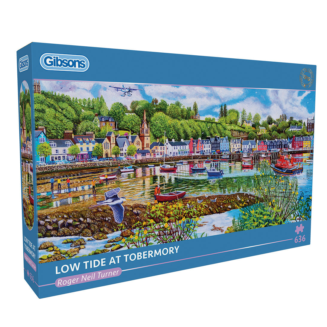 Gibsons - Low Tide at Tobermory - 636 Piece Jigsaw Puzzle