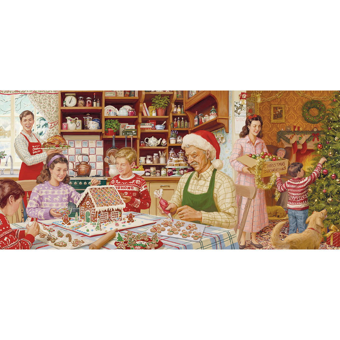 Gibsons - Preparing for the Big Day - 636 Piece Jigsaw Puzzle