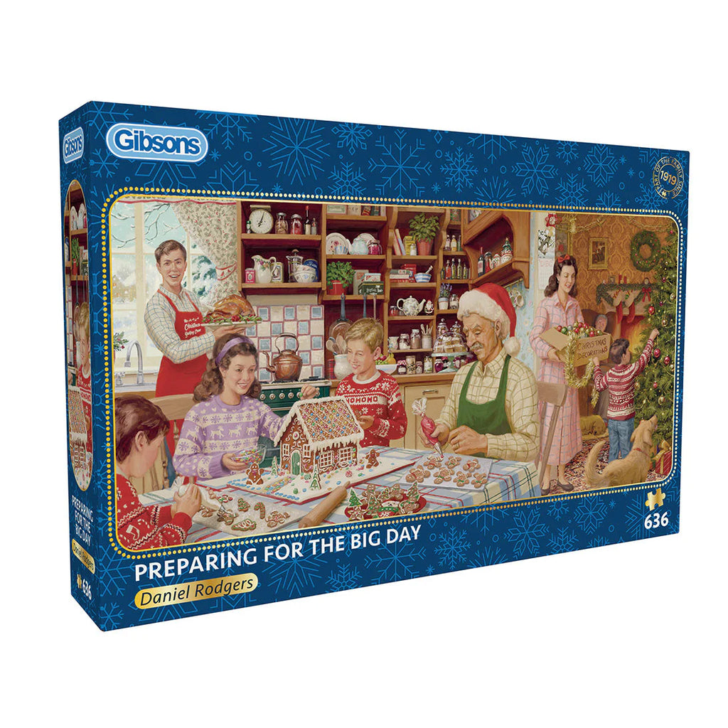 Preparing for the Big Day – 636 Piece Jigsaw Puzzle (Gibsons)
