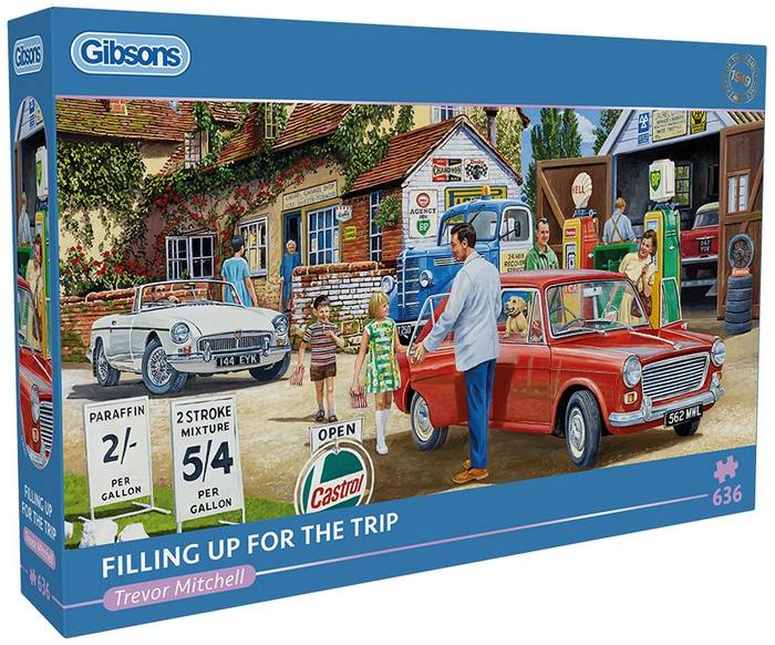 Filling up for the Trip – 636 Piece Jigsaw Puzzle (Gibsons)