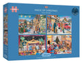 Magic of Christmas – 4 x 500 Piece Jigsaw Puzzles (Gibsons)