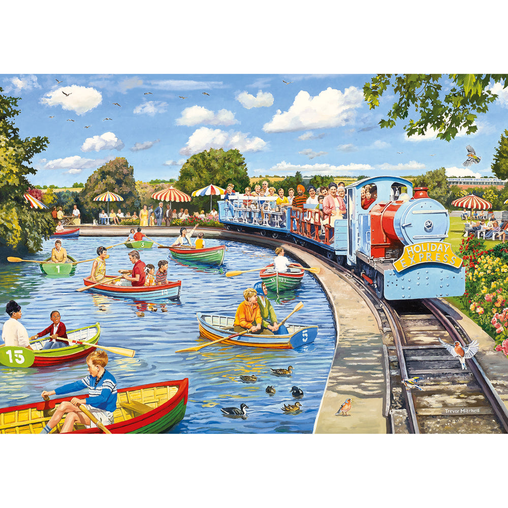 Wish you Were Here – 4 x 500 Piece Jigsaw Puzzles (Gibsons)