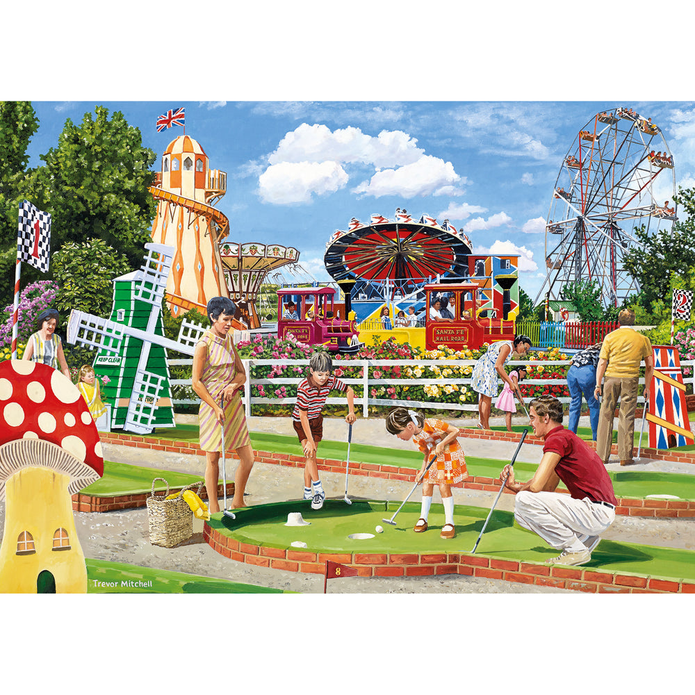 Wish you Were Here – 4 x 500 Piece Jigsaw Puzzles (Gibsons)