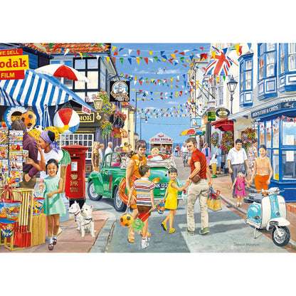 Gibsons - Wish you Were Here - 4 x 500 Piece Jigsaw Puzzles