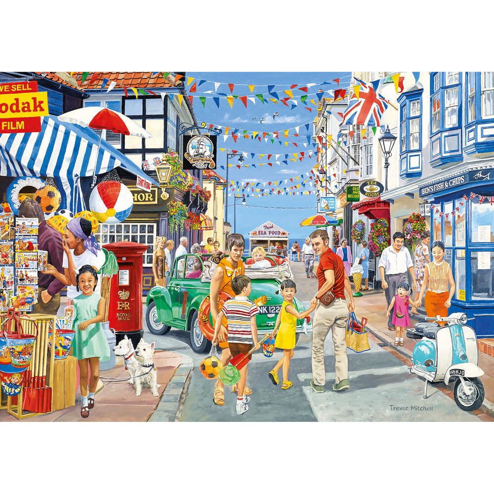 Wish you Were Here – 4 x 500 Piece Jigsaw Puzzles (Gibsons)
