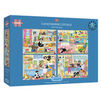 Catastrophe Cottage – 4 x 500 Piece Jigsaw Puzzles (Gibsons)