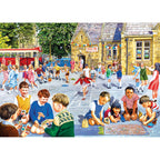 School Days – 4 x 500 Piece Jigsaw Puzzles (Gibsons)