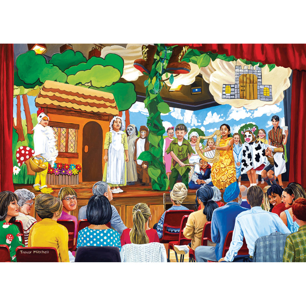 School Days – 4 x 500 Piece Jigsaw Puzzles (Gibsons)