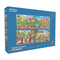 Roots & Shoots by Janice Daughters - 4 x 500 Piece Jigsaw Puzzle (Gibsons)