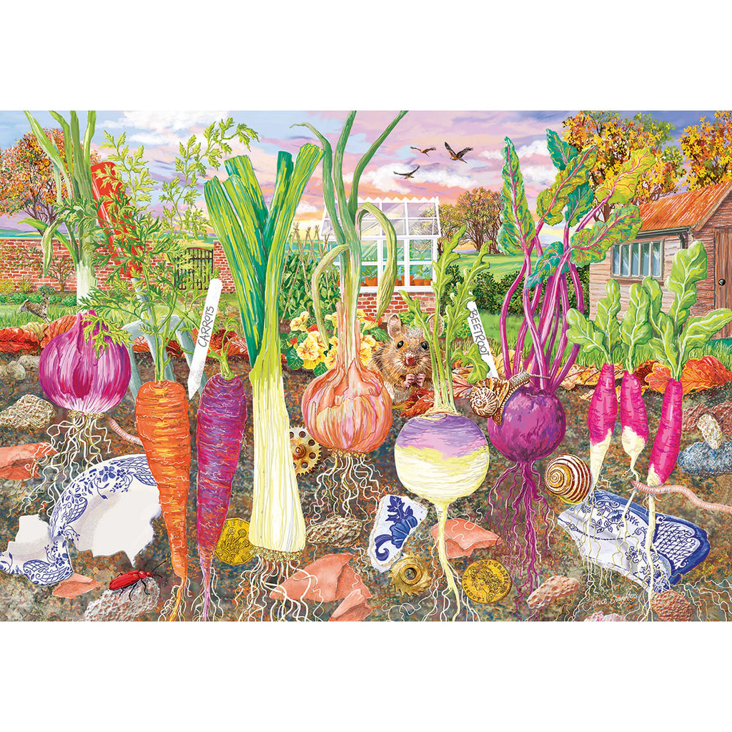 Roots & Shoots by Janice Daughters - 4 x 500 Piece Jigsaw Puzzle (Gibsons)