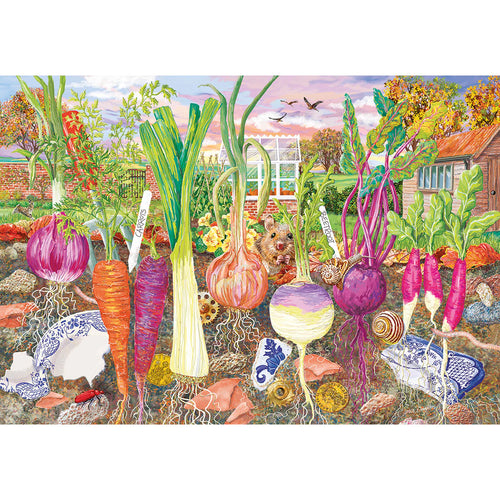 Roots & Shoots by Janice Daughters - 4 x 500 Piece Jigsaw Puzzle (Gibsons)