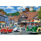 Day Out With The Family by Trevor Mitchell - 4 x 500 Piece Jigsaw Puzzle (Gibsons)