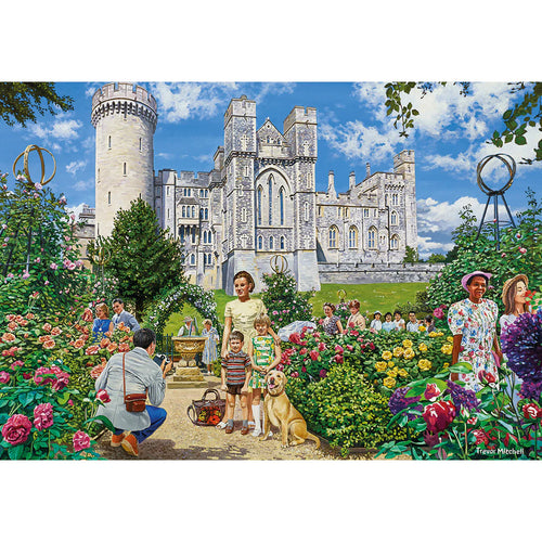 Day Out With The Family by Trevor Mitchell - 4 x 500 Piece Jigsaw Puzzle (Gibsons) - Image 2