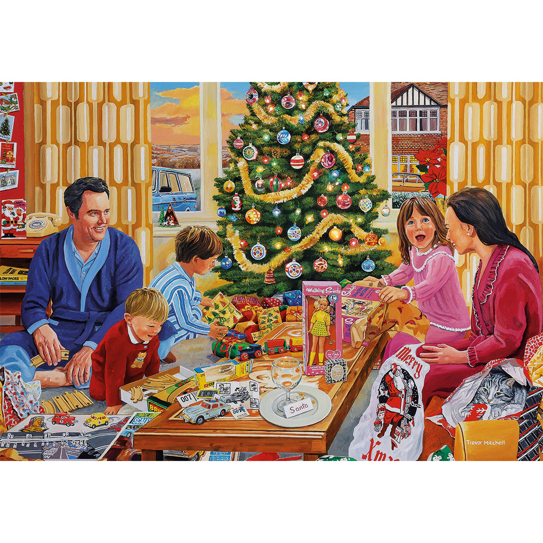 Gibsons - A Christmas to Remember - x4 x 500 Piece Jigsaw Puzzles