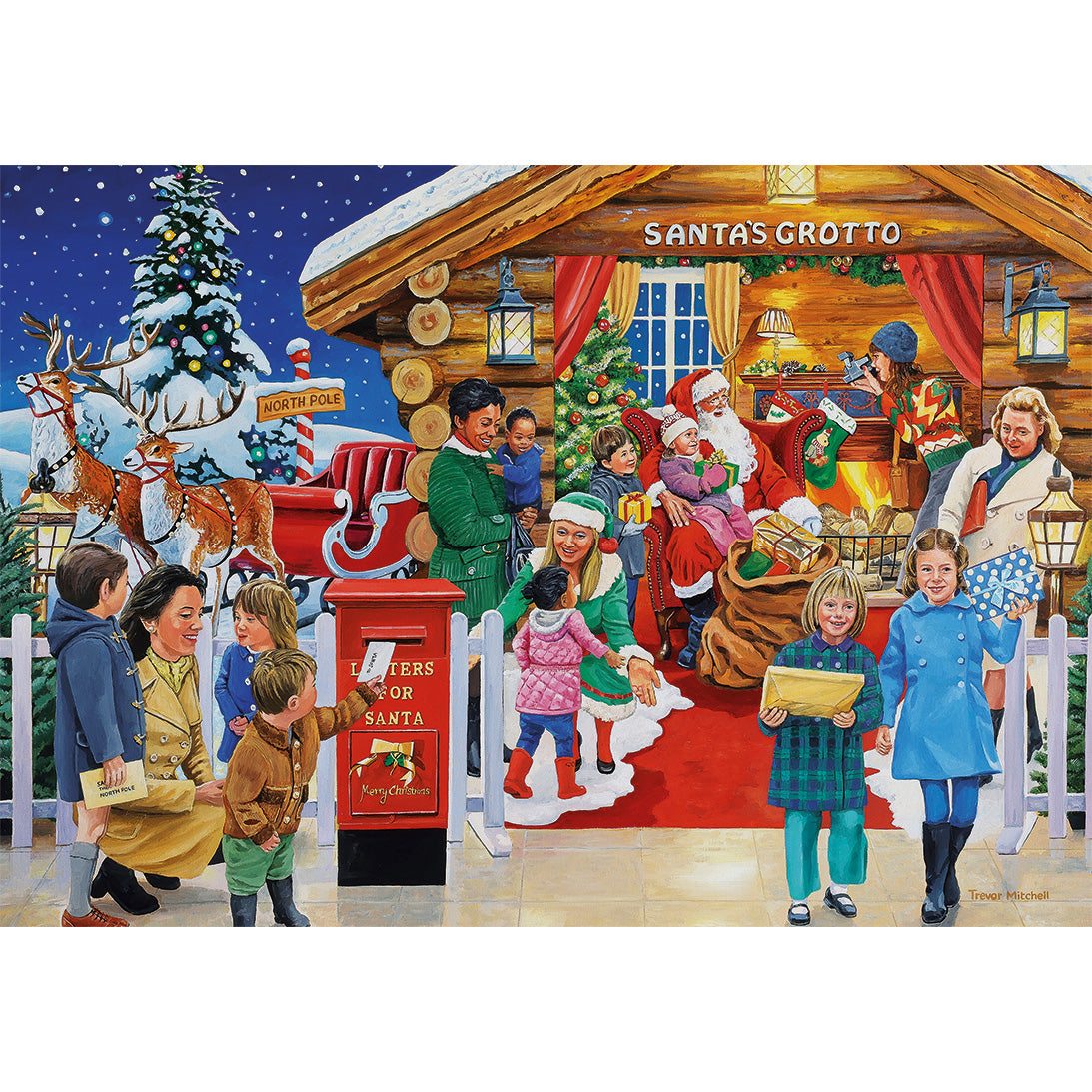 Gibsons - A Christmas to Remember - x4 x 500 Piece Jigsaw Puzzles