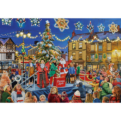 Gibsons - A Christmas to Remember - x4 x 500 Piece Jigsaw Puzzles