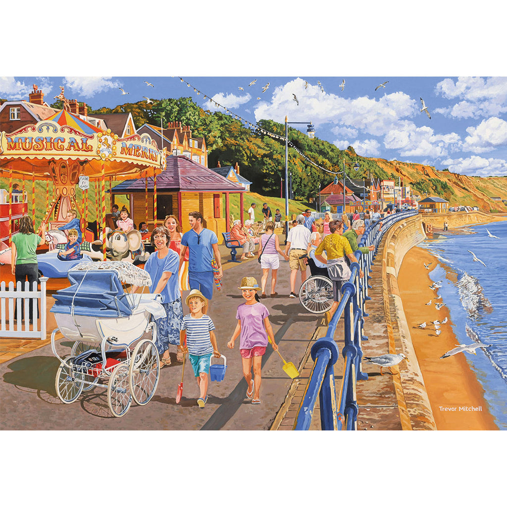 Beside the Seaside by Trevor Mitchell - 4x500 Piece Jigsaw Puzzle (Gibsons)