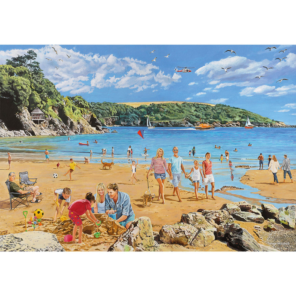 Beside the Seaside by Trevor Mitchell - 4x500 Piece Jigsaw Puzzle (Gibsons)