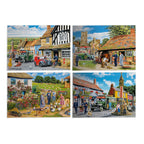 Daily Deliveries by Trevor Mitchell - 4 x 500 Piece Jigsaw Puzzle (Gibsons)