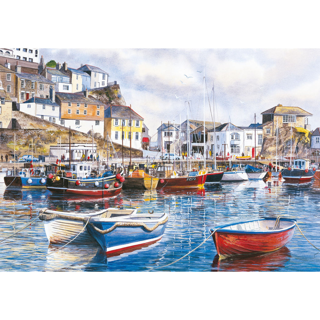 Cornwall By The Sea by Terry Harrison - 4 x 500 Piece Jigsaw Puzzle (Gibsons)