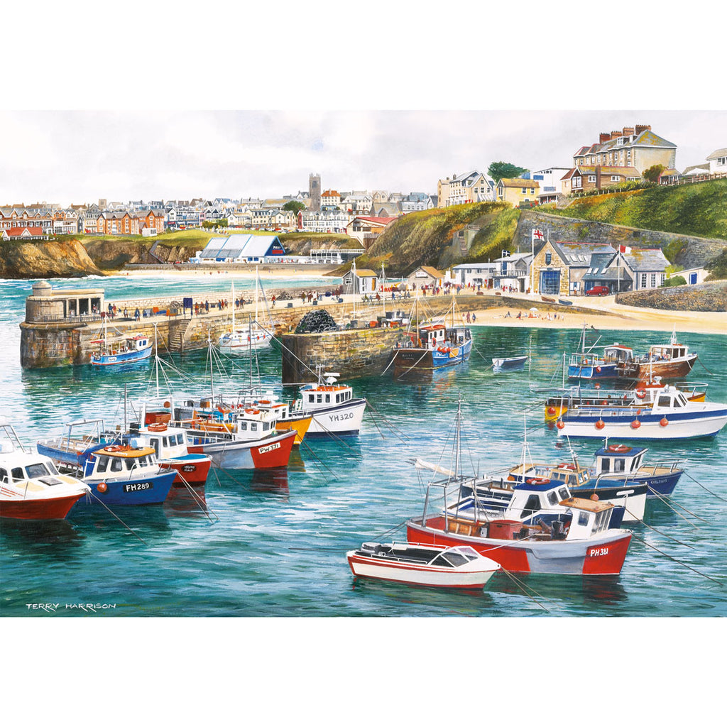 Cornwall By The Sea by Terry Harrison - 4 x 500 Piece Jigsaw Puzzle (Gibsons)