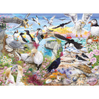 RSPB: Wings in the Wild - 4 x 500 Piece Jigsaw Puzzles (Gibsons)