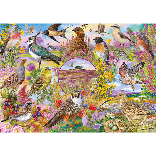 RSPB: Wings in the Wild - 4 x 500 Piece Jigsaw Puzzles (Gibsons) - Image 2