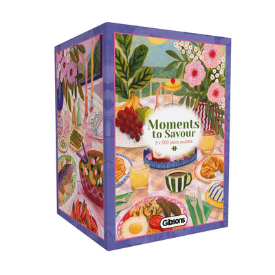 Moments to Savour - 3 x 500 Piece Jigsaw Puzzle (Gibsons)