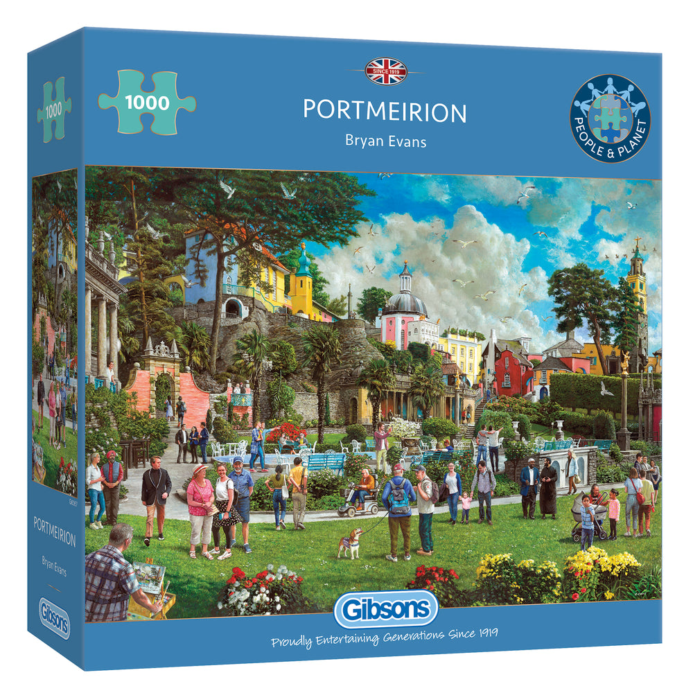 Portmeirion – 1000 Piece Jigsaw Puzzle (Gibsons)