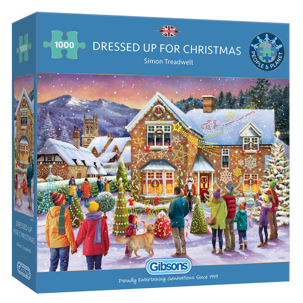 Dressed Up for Christmas – 1000 Piece Jigsaw Puzzle (Gibsons)