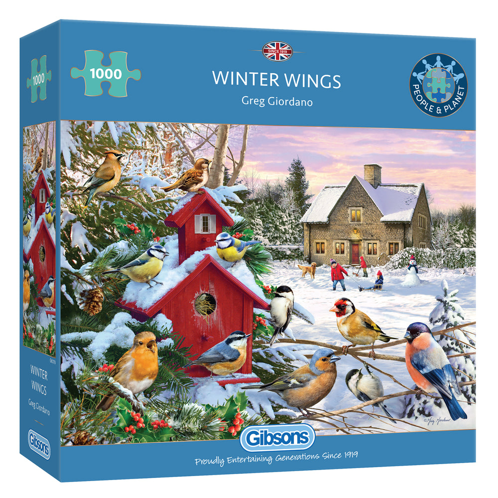 Gibsons - Winter Wings - 1000 Piece Jigsaw Puzzle