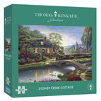 Stoney Creek Cottage by Thomas Kinkade – 1000 Piece Jigsaw Puzzle (Gibsons)