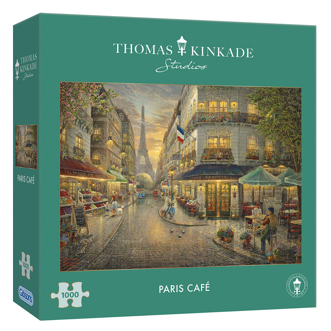 Paris Café by Thomas Kinkade – 1000 Piece Jigsaw Puzzle (Gibsons)