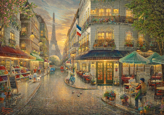 Gibsons - Thomas Kinkade: Paris Café - 1000 Piece Jigsaw Puzzle