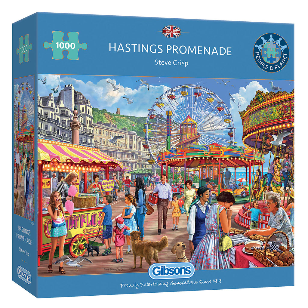 Hastings Promenade – 1000 Piece Jigsaw Puzzle (Gibsons)