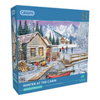 Winter at the Cabin – 1000 Piece Jigsaw Puzzle (Gibsons)