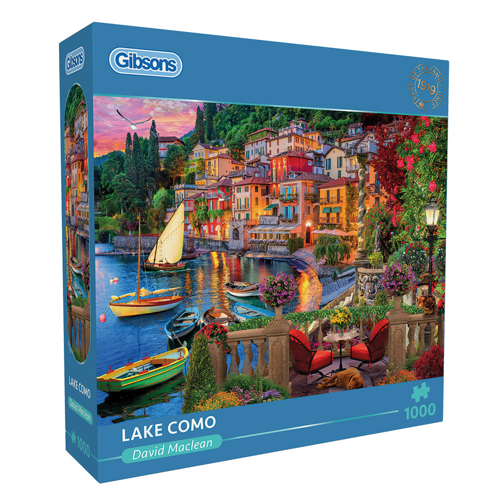 Lake Como – 1000 Piece Jigsaw Puzzle (Gibsons)