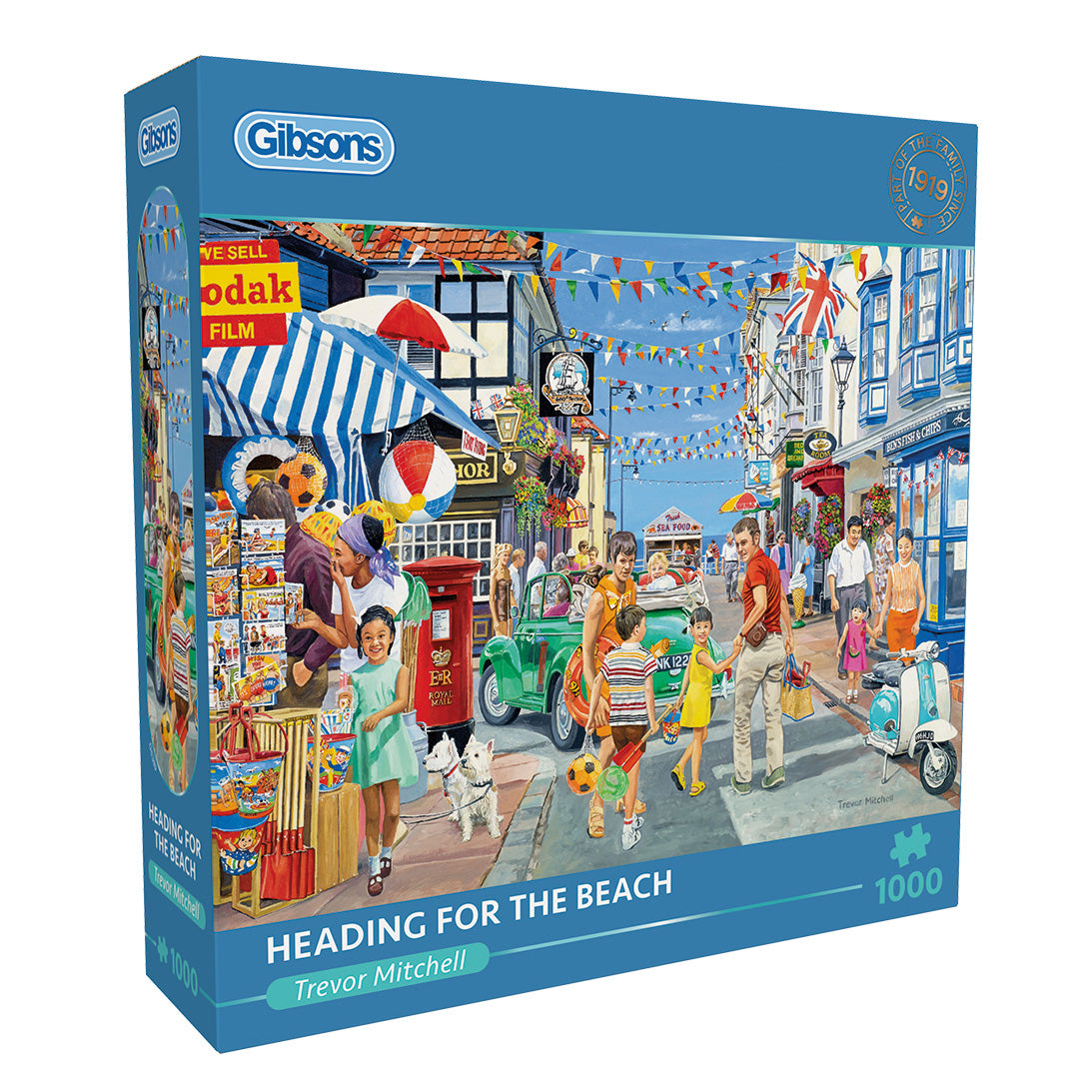 Heading for the Beach – 1000 Piece Jigsaw Puzzle (Gibsons)