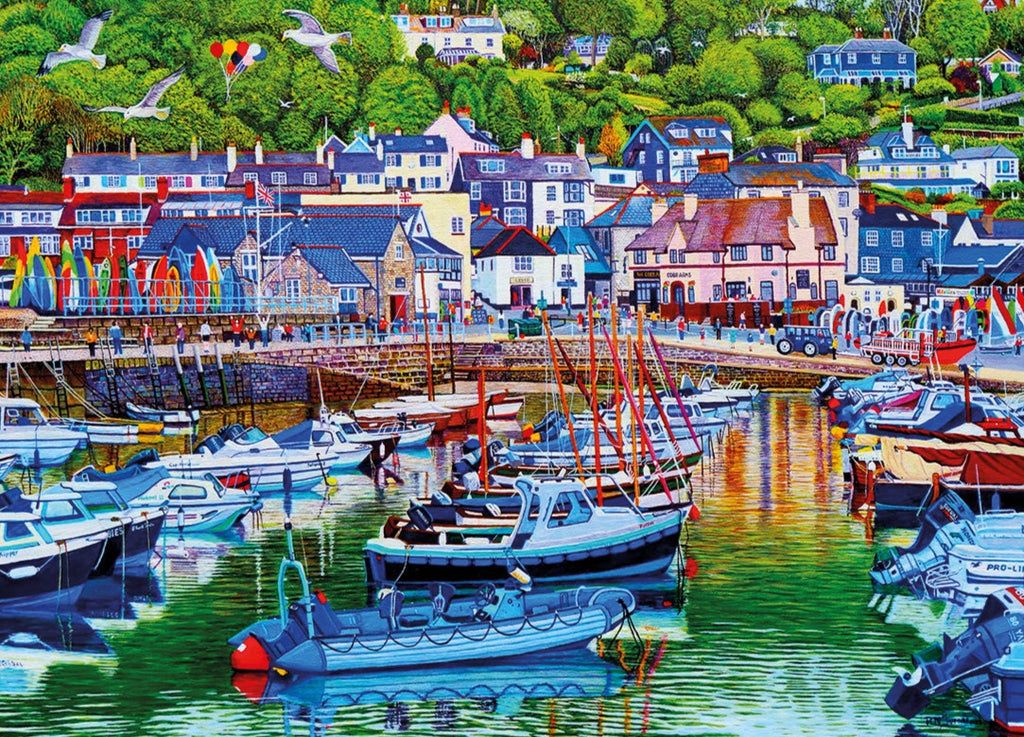Lyme Regis Harbour – 1000 Piece Jigsaw Puzzle (Gibsons)