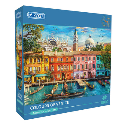 Gibsons - Colours of Venice - 1000 Piece Jigsaw Puzzle