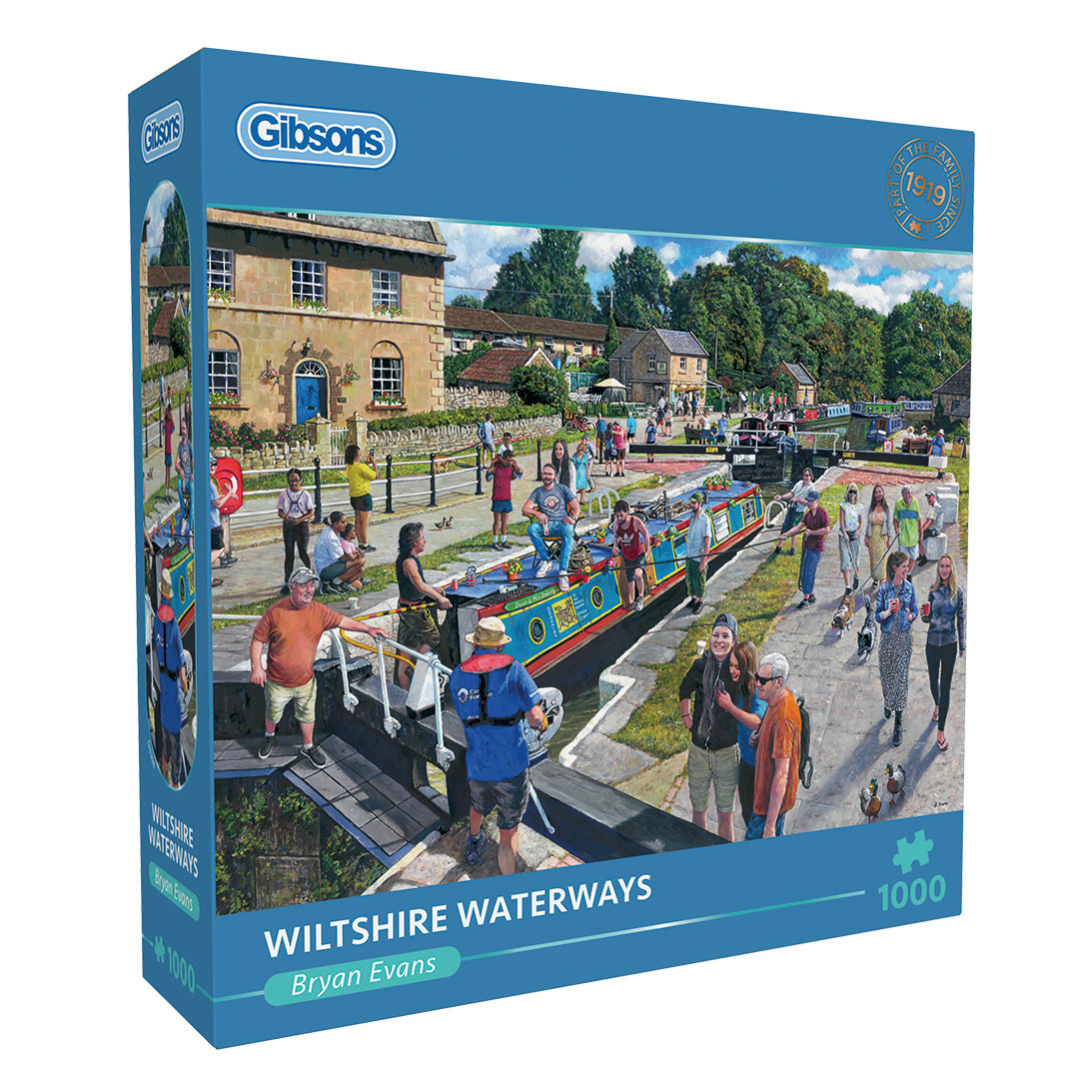 Wiltshire Waterways – 1000 Piece Jigsaw Puzzle (Gibsons)