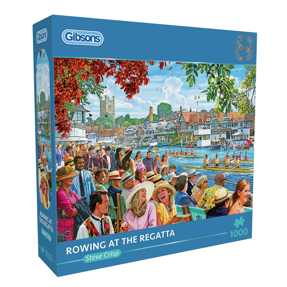 Gibsons - Rowing at the Regatta - 1000 Piece Jigsaw Puzzle