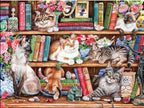 Puss Back in Books – 1000 Piece Jigsaw Puzzle (Gibsons)