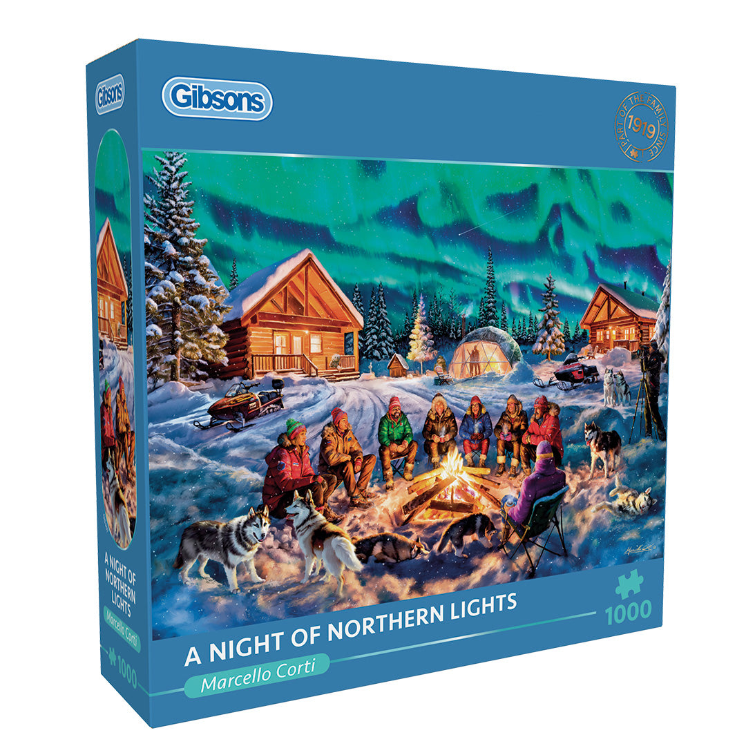 Gibsons - A Night of Northern Lights - 1000 Piece Jigsaw Puzzle
