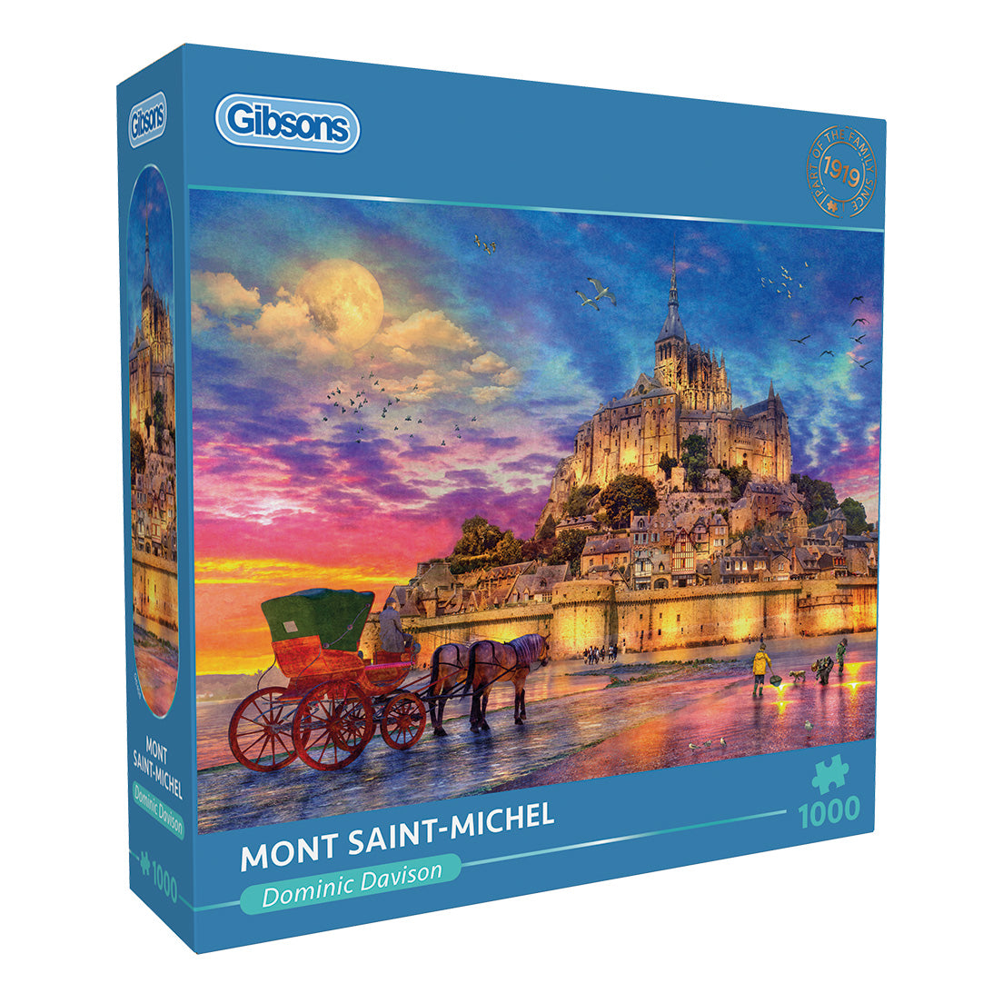 Gibsons - Mont Saint-Michel - 1000 Piece Jigsaw Puzzle